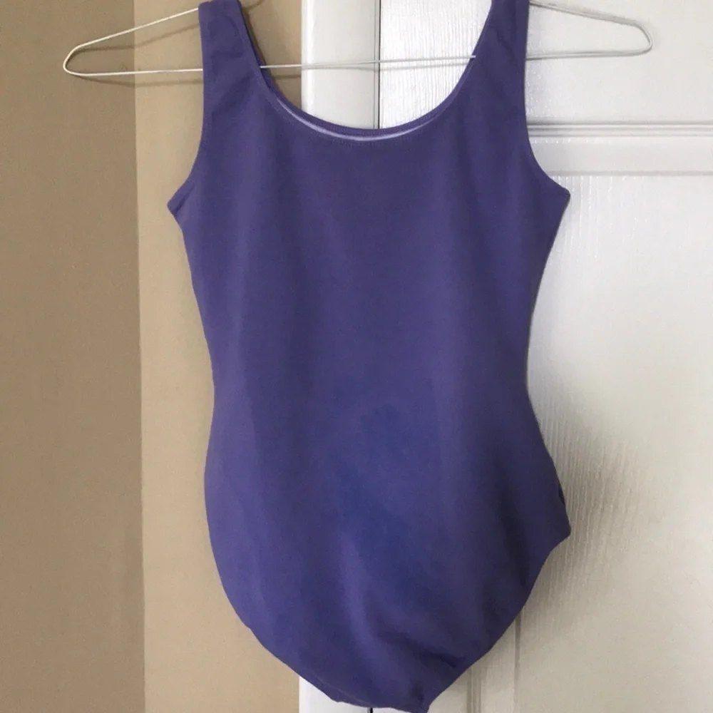 Lavender bodysuit by Bloch, size 14